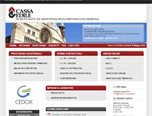 Tablet Screenshot of cassaedilecremona.it